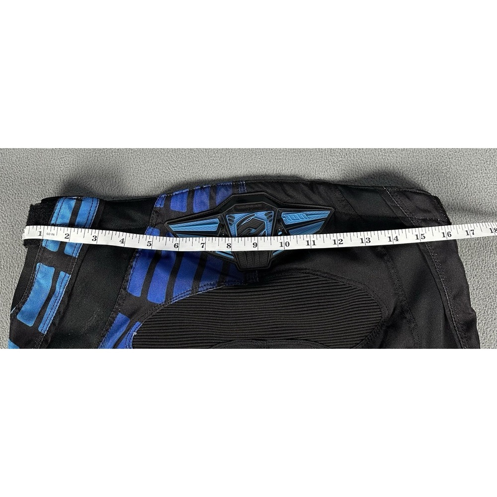 Answer Racing Skullcandy Motocross Pants Mens 34 Blue Black Y2K Moto Racing BMX - Picture 6 of 8